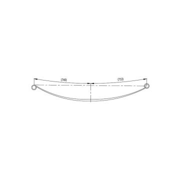 Mercedes Sprinter Rear complete Leaf Spring