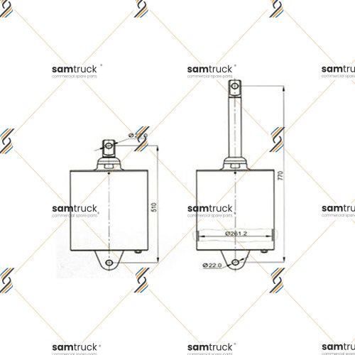 260 LIK 35 CM SAÇ PİSTON - İÇTEN KAPAKLI - 48192027