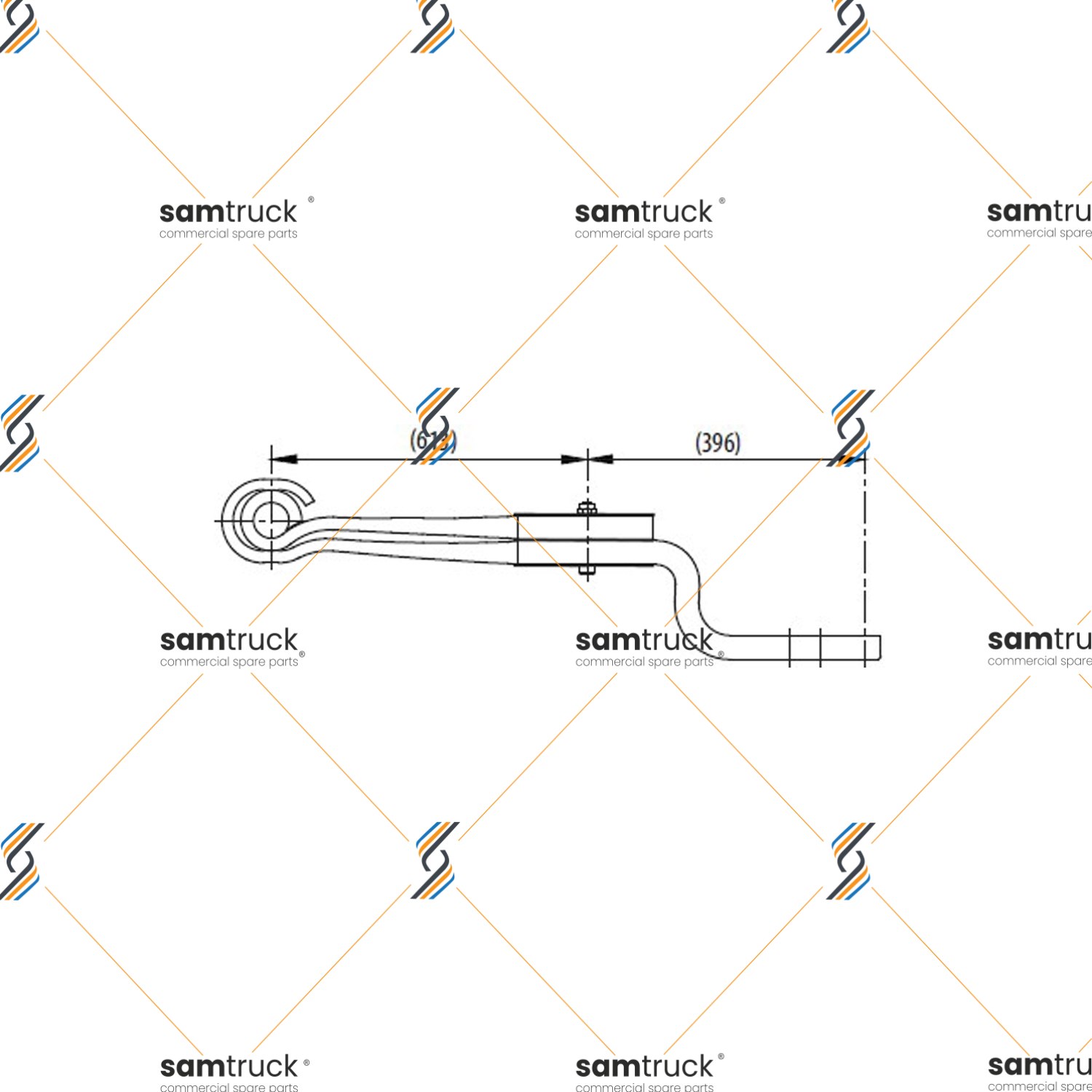 Renault Premium Complete Leaf Spring — PY0230043100