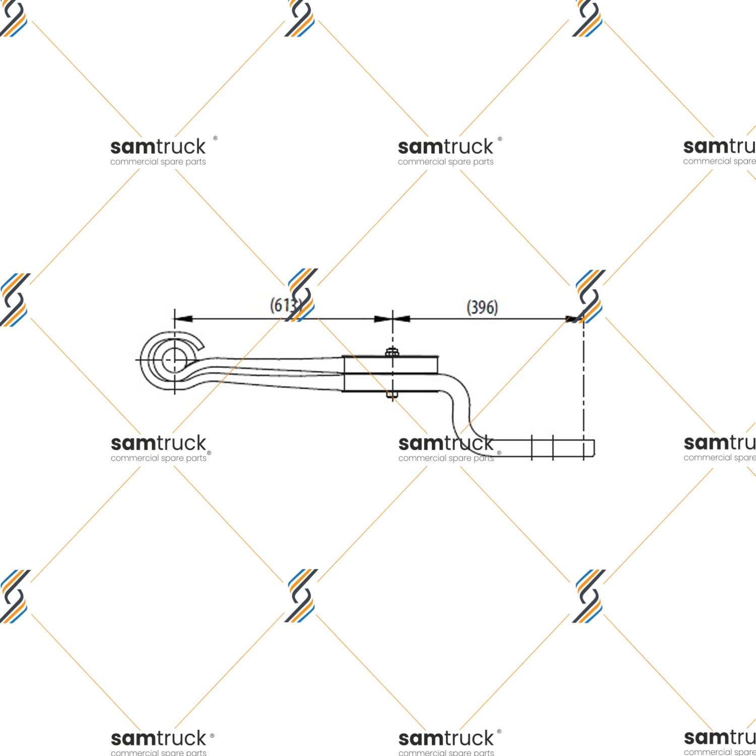 Renault Premium Complete Leaf Spring — PY0230053100