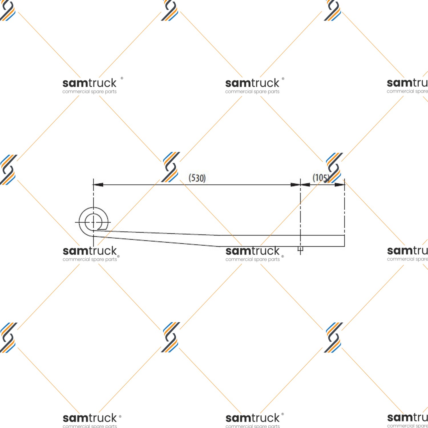 Bmc Profesyonel 1st layer Leaf Spring — PY0030443101