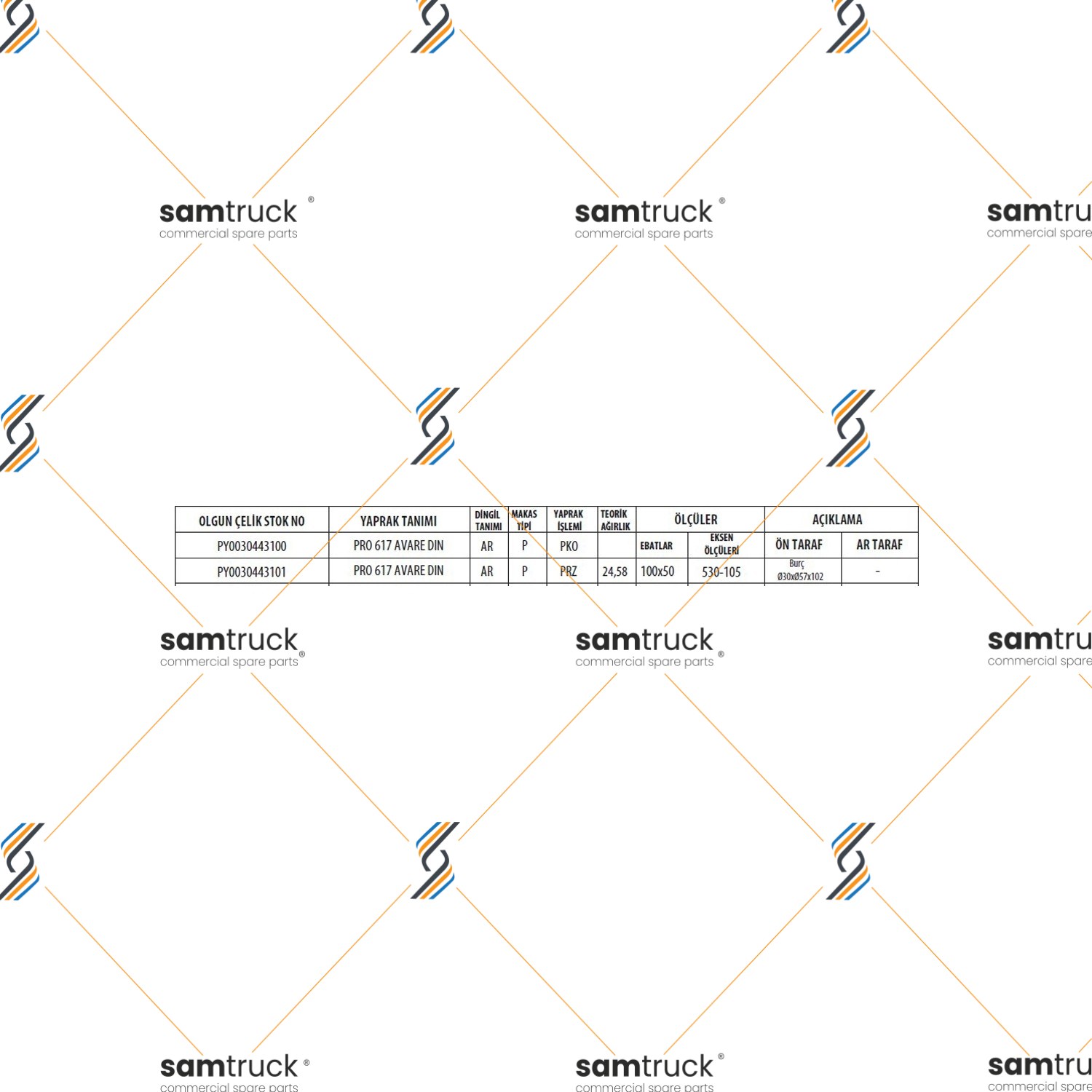 Bmc Profesyonel 1st layer Leaf Spring