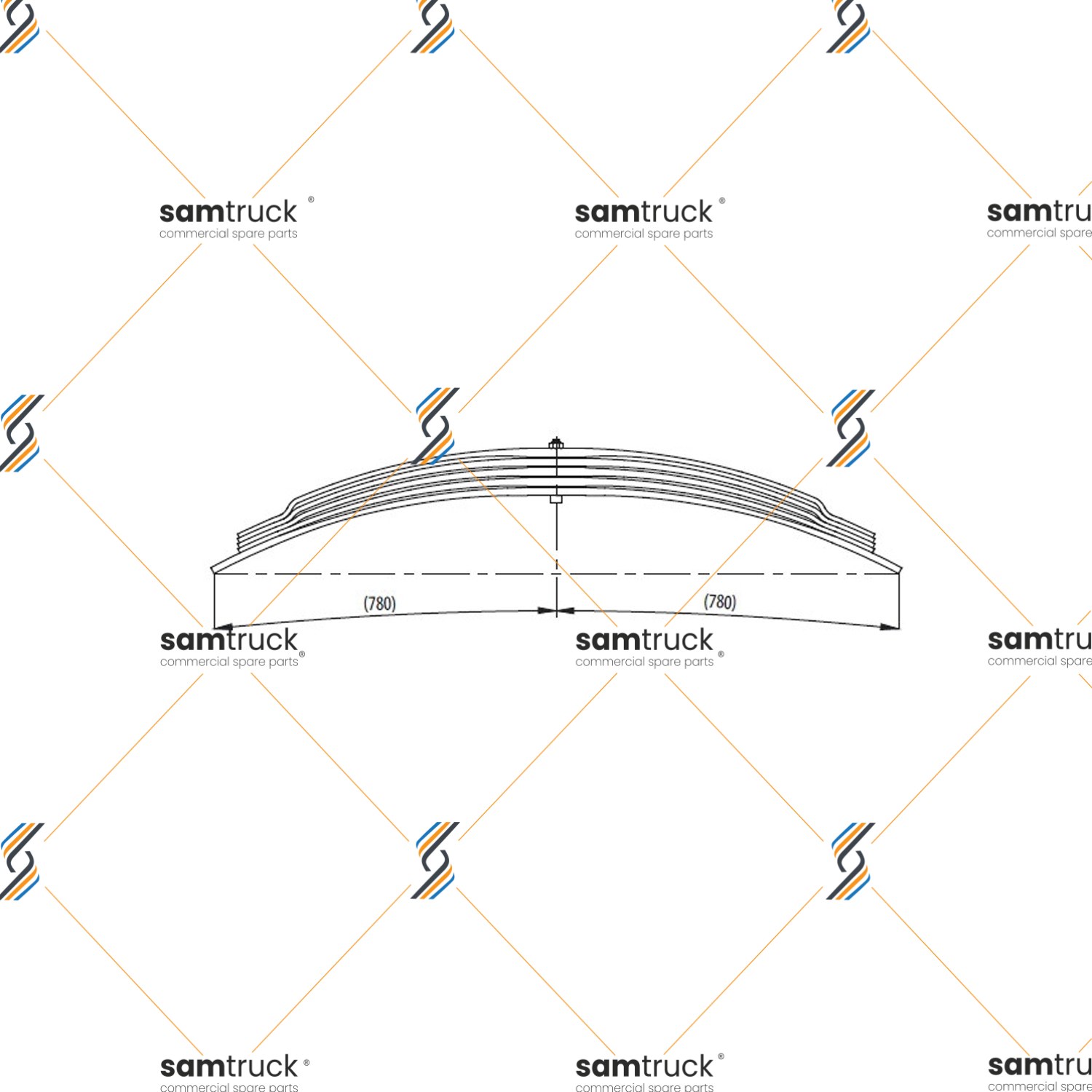 MERCEDES AXOR Y.M. 33.40 / 41.40 ARKA KOMPLE MAKAS — PY0170931200