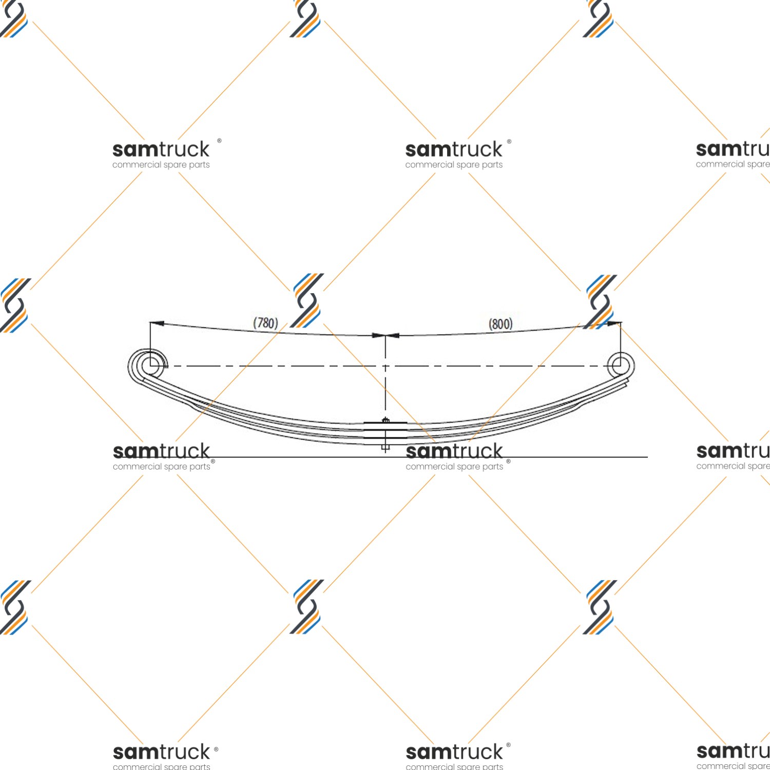MERCEDES AXOR 4140 2. DİNGİL KOMPLE MAKAS - 3 KATLI - — PY0170951100